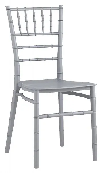 Стул Chiavari (Кьявари) пластик серебряный