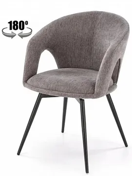 Стул HALMAR K550 серый/черный