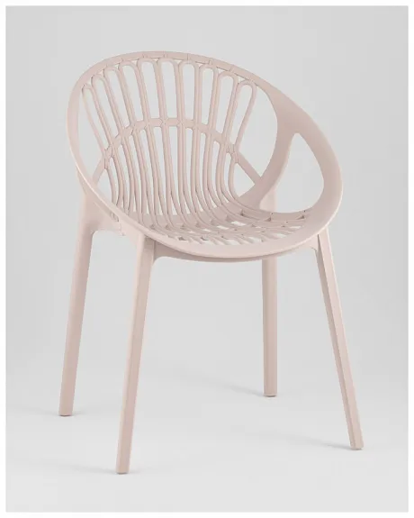 Стул Takeo пластик нежно-розовый фото 4
