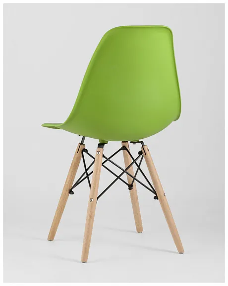 Стул Eames Style DSW зеленый x4 (разборный каркас) фото 9