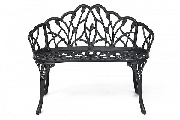Скамья Secret De Maison Strauss (Штраус) алюминиевый сплав, 99хх56х76см, черный