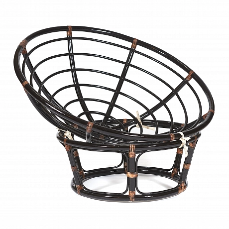 Кресло,PAPASAN, 23/01 W /без подушки/ Antique brown (античный черно-коричневый)